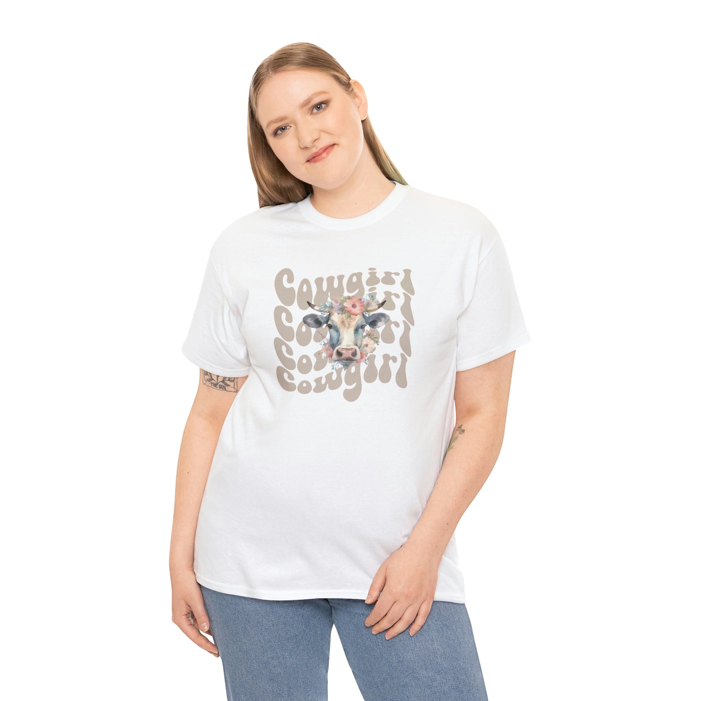 Western Cowgirl Unisex Heavy Cotton Tee Cowgirl shirt Western tee rancher tee rodeo shirt Wild West t shirt