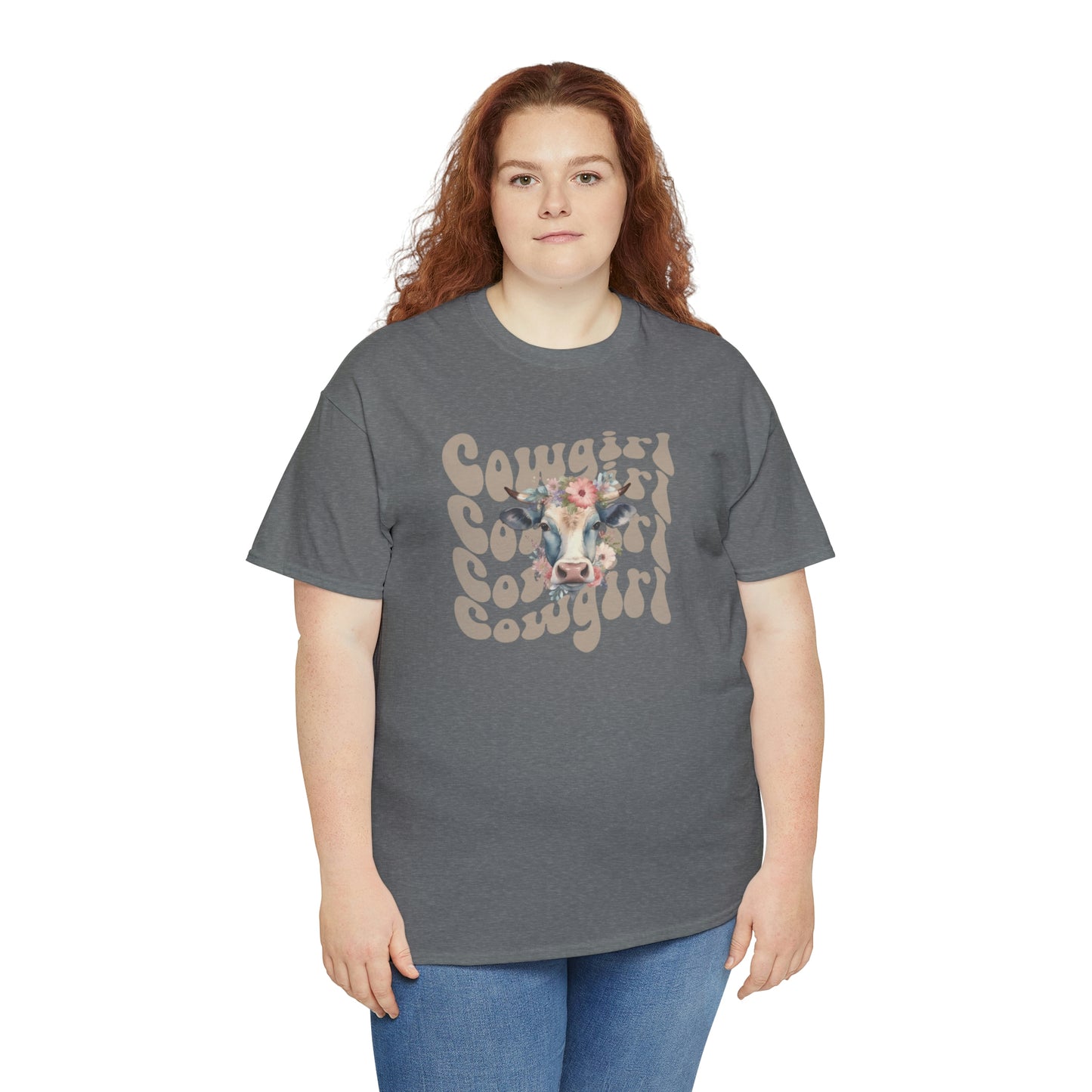 Western Cowgirl Unisex Heavy Cotton Tee Cowgirl shirt Western tee rancher tee rodeo shirt Wild West t shirt