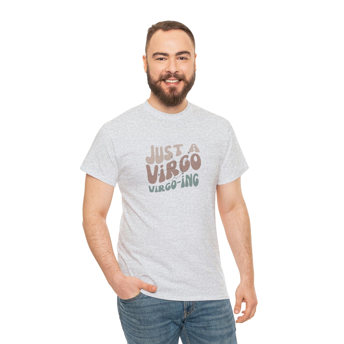 Virgo Unisex Heavy Cotton Tee zodiac graphic t shirt Virgo pride Virgo apparel horoscope t shirt