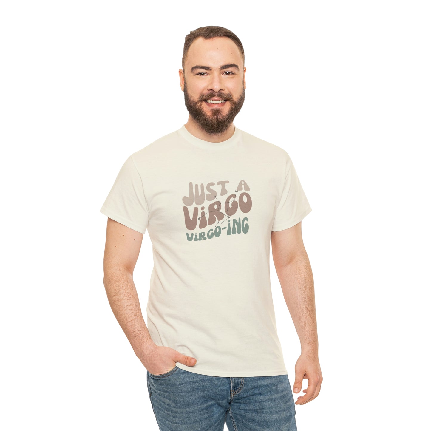 Virgo Unisex Heavy Cotton Tee zodiac graphic t shirt Virgo pride Virgo apparel horoscope t shirt