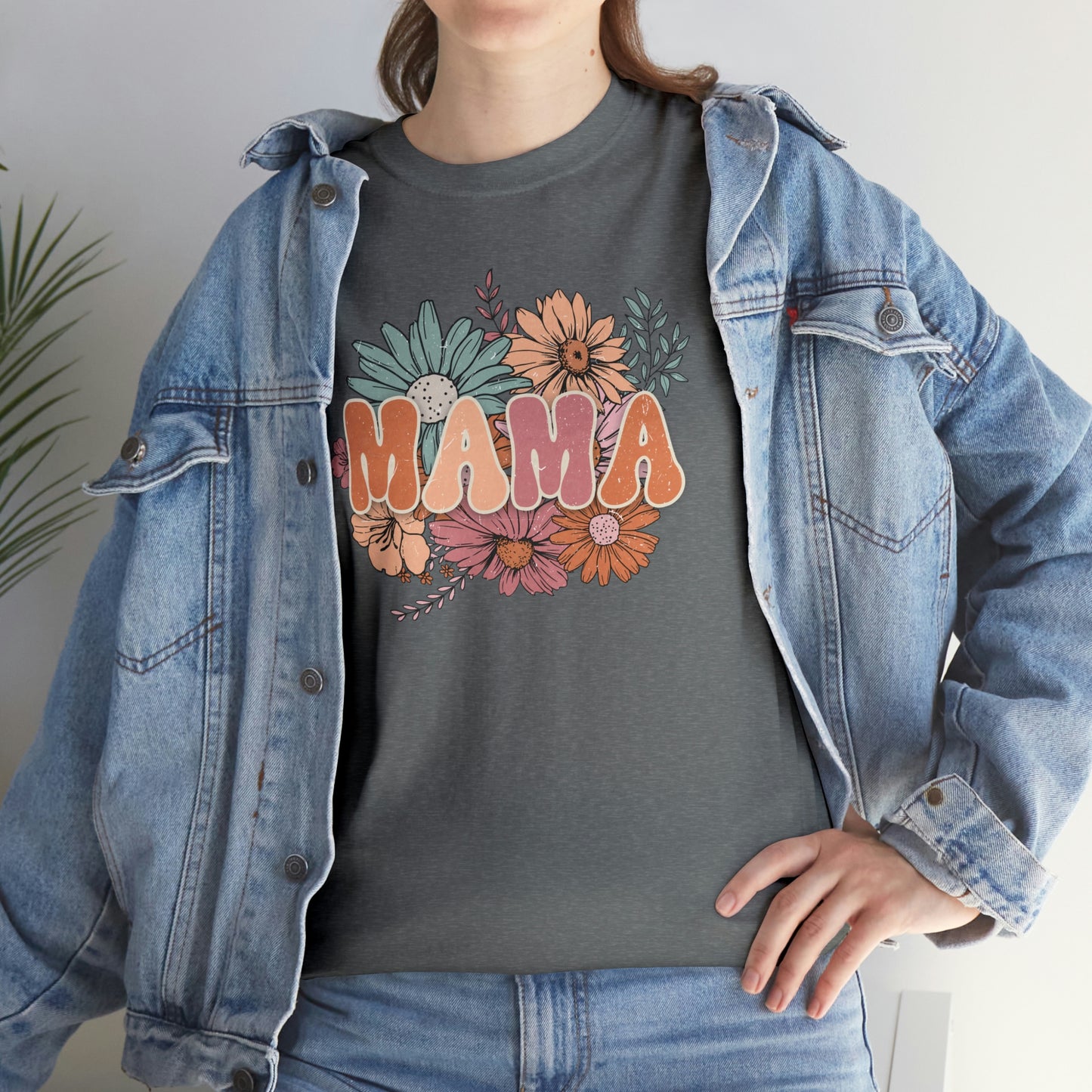 Mama Unisex Heavy Cotton Tee Mothers Day gift