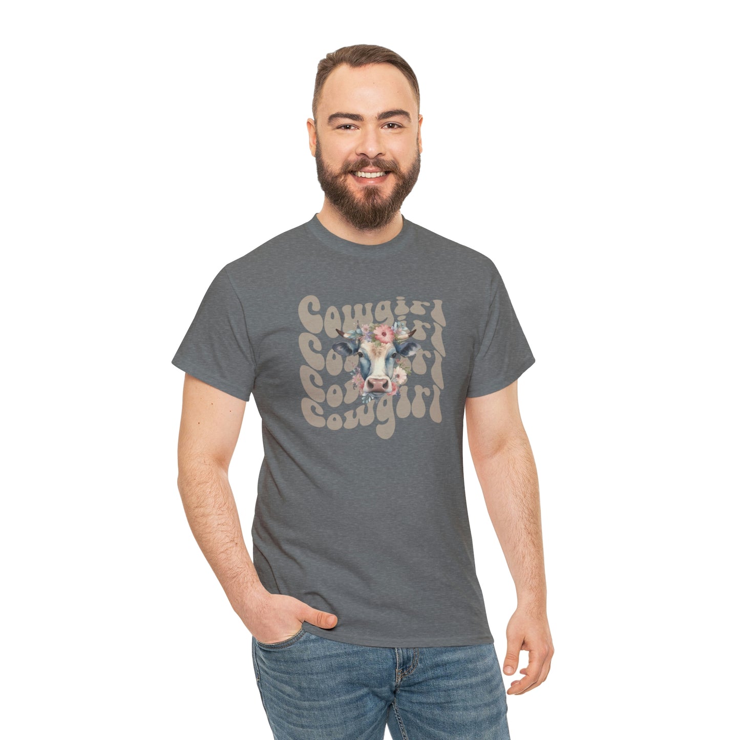 Western Cowgirl Unisex Heavy Cotton Tee Cowgirl shirt Western tee rancher tee rodeo shirt Wild West t shirt
