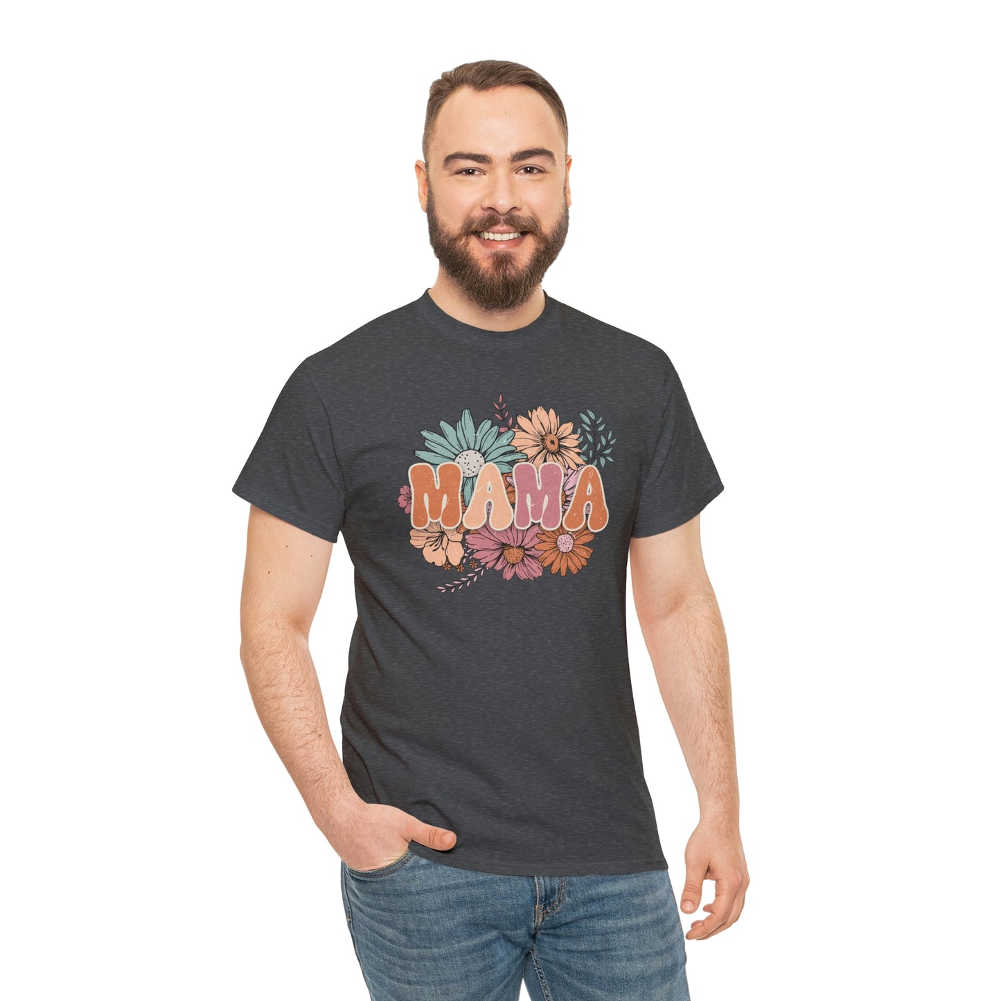 Mama Unisex Heavy Cotton Tee Mothers Day gift