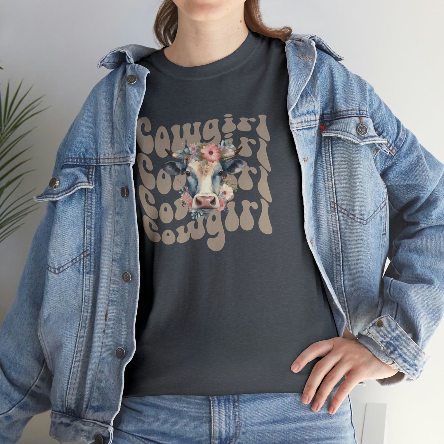 Western Cowgirl Unisex Heavy Cotton Tee Cowgirl shirt Western tee rancher tee rodeo shirt Wild West t shirt
