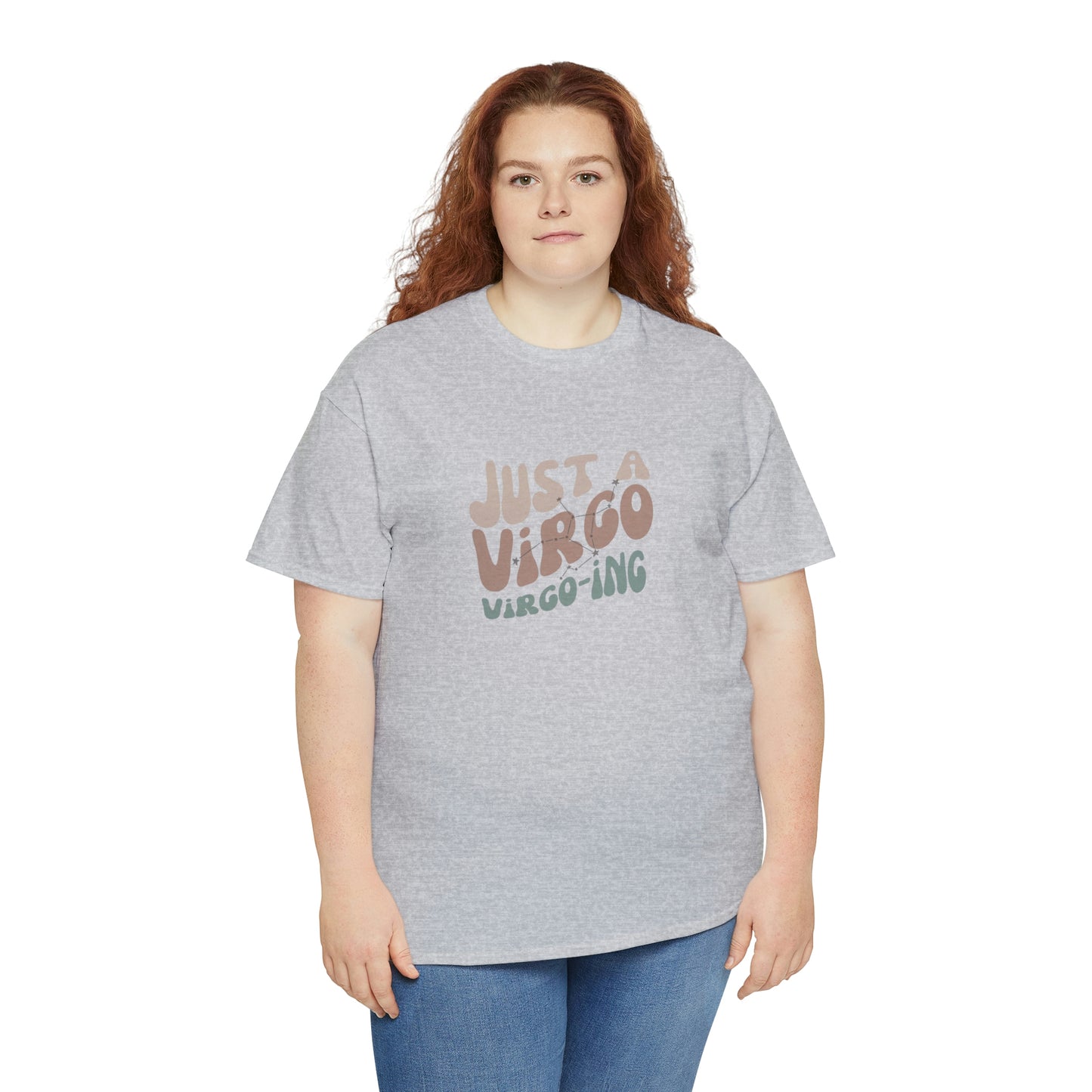 Virgo Unisex Heavy Cotton Tee zodiac graphic t shirt Virgo pride Virgo apparel horoscope t shirt