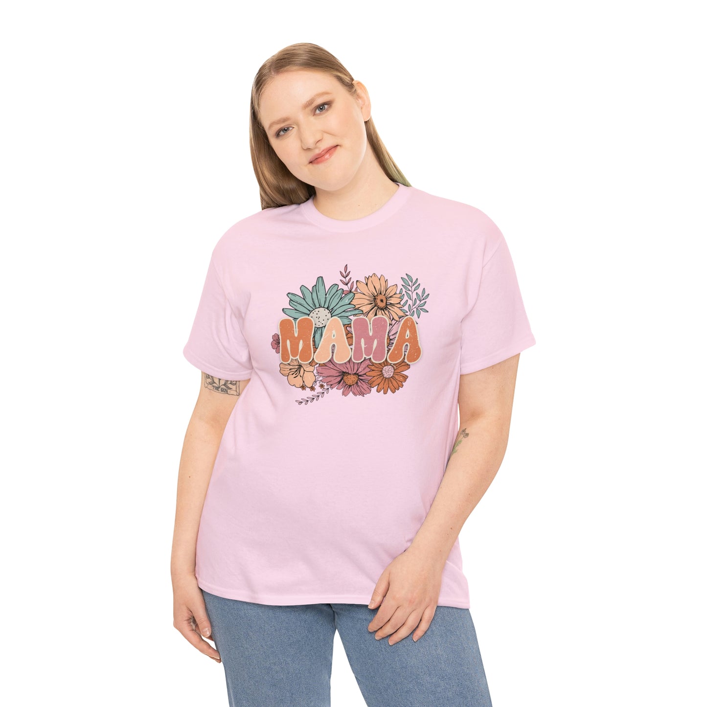 Mama Unisex Heavy Cotton Tee Mothers Day gift