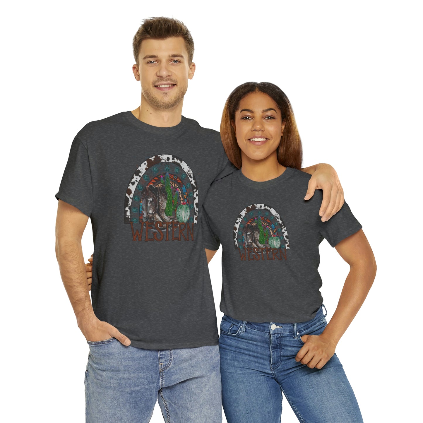Western Cowgirl Unisex Heavy Cotton Tee Cowgirl shirt Western tee rancher tee rodeo shirt Wild West t shirt