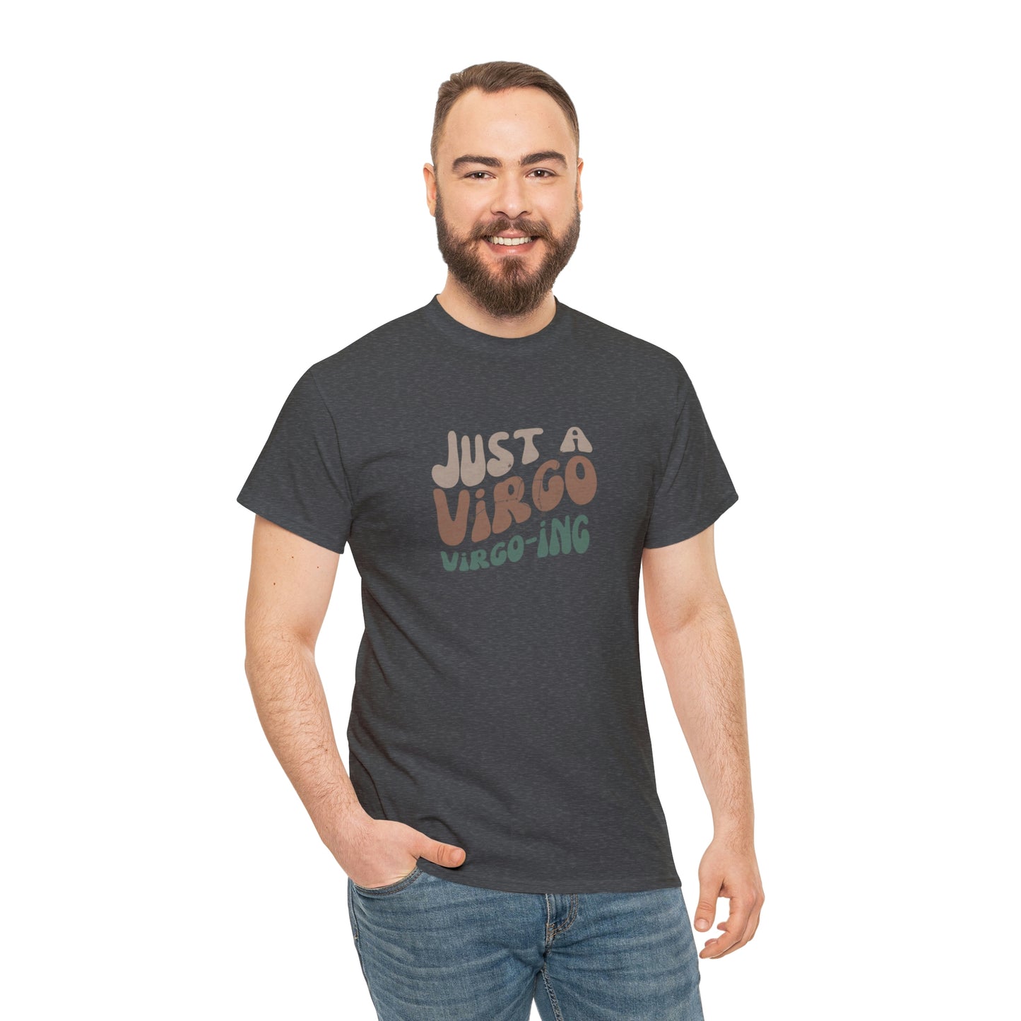 Virgo Unisex Heavy Cotton Tee zodiac graphic t shirt Virgo pride Virgo apparel horoscope t shirt