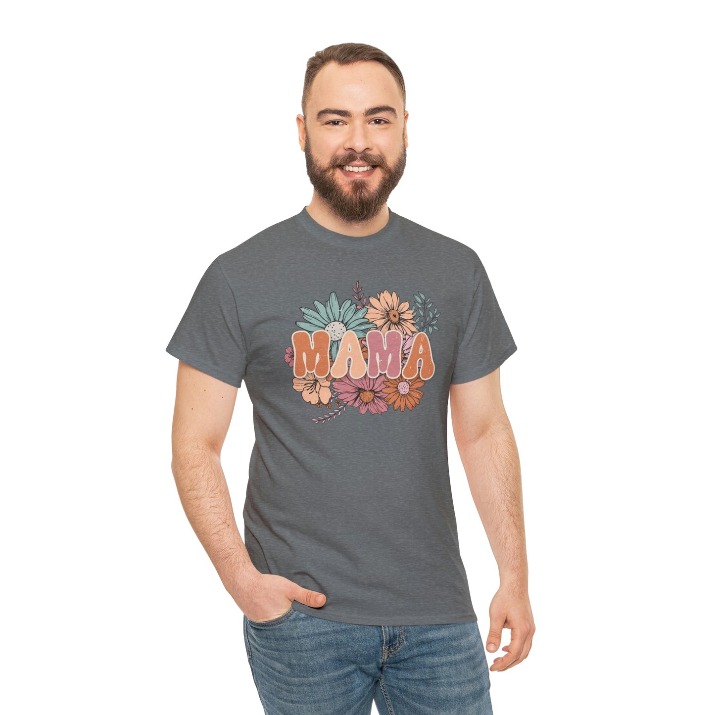 Mama Unisex Heavy Cotton Tee Mothers Day gift