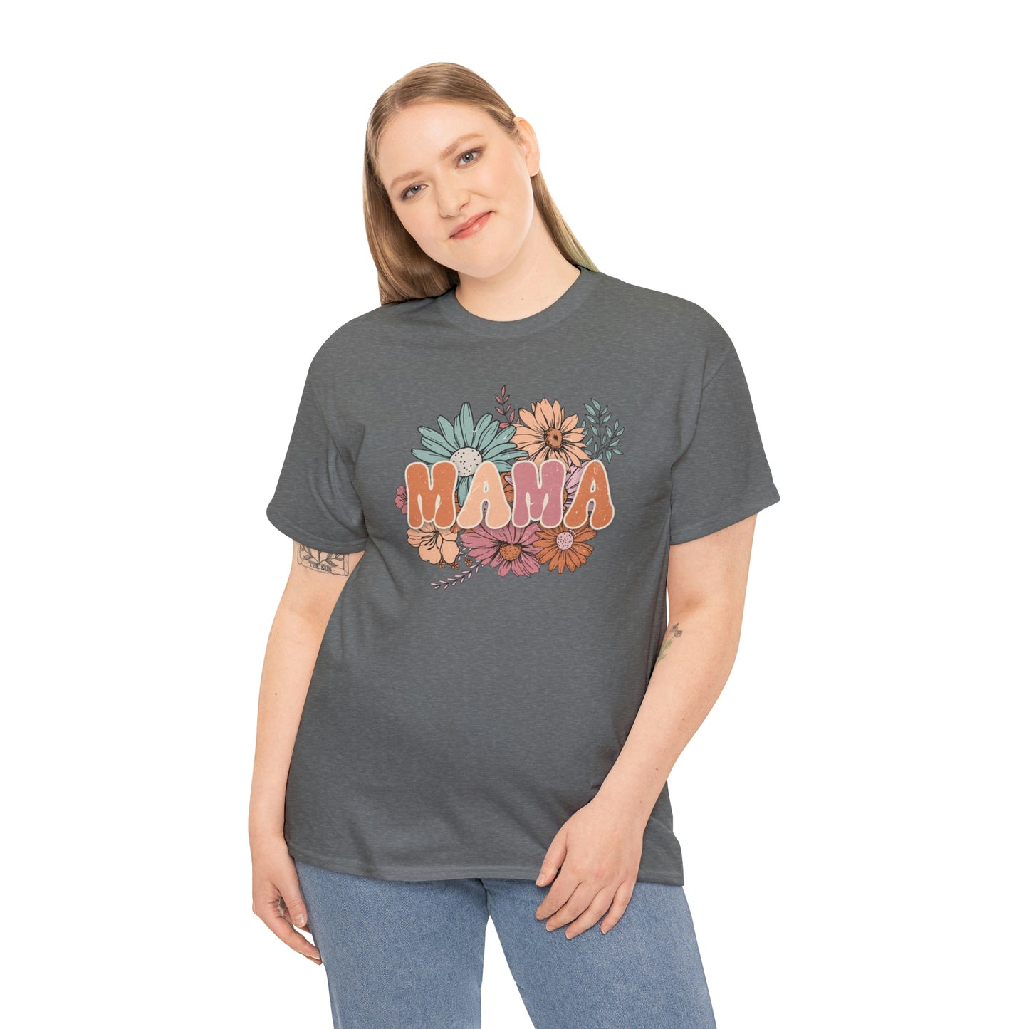 Mama Unisex Heavy Cotton Tee Mothers Day gift