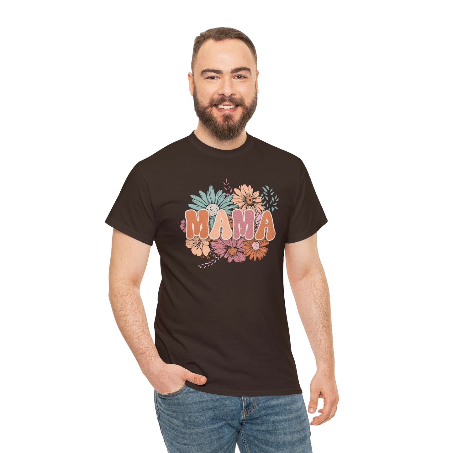 Mama Unisex Heavy Cotton Tee Mothers Day gift