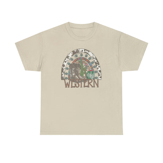 Western Cowgirl Unisex Heavy Cotton Tee Cowgirl shirt Western tee rancher tee rodeo shirt Wild West t shirt