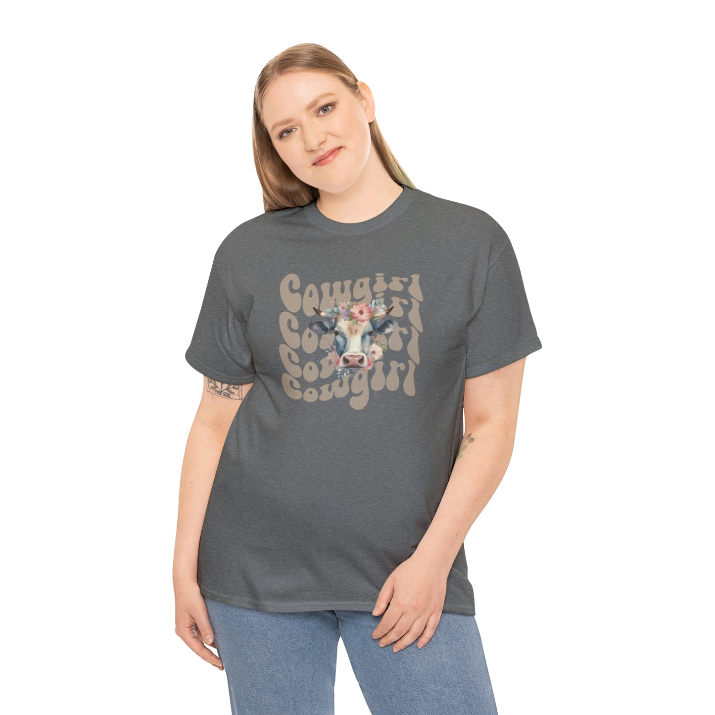 Western Cowgirl Unisex Heavy Cotton Tee Cowgirl shirt Western tee rancher tee rodeo shirt Wild West t shirt