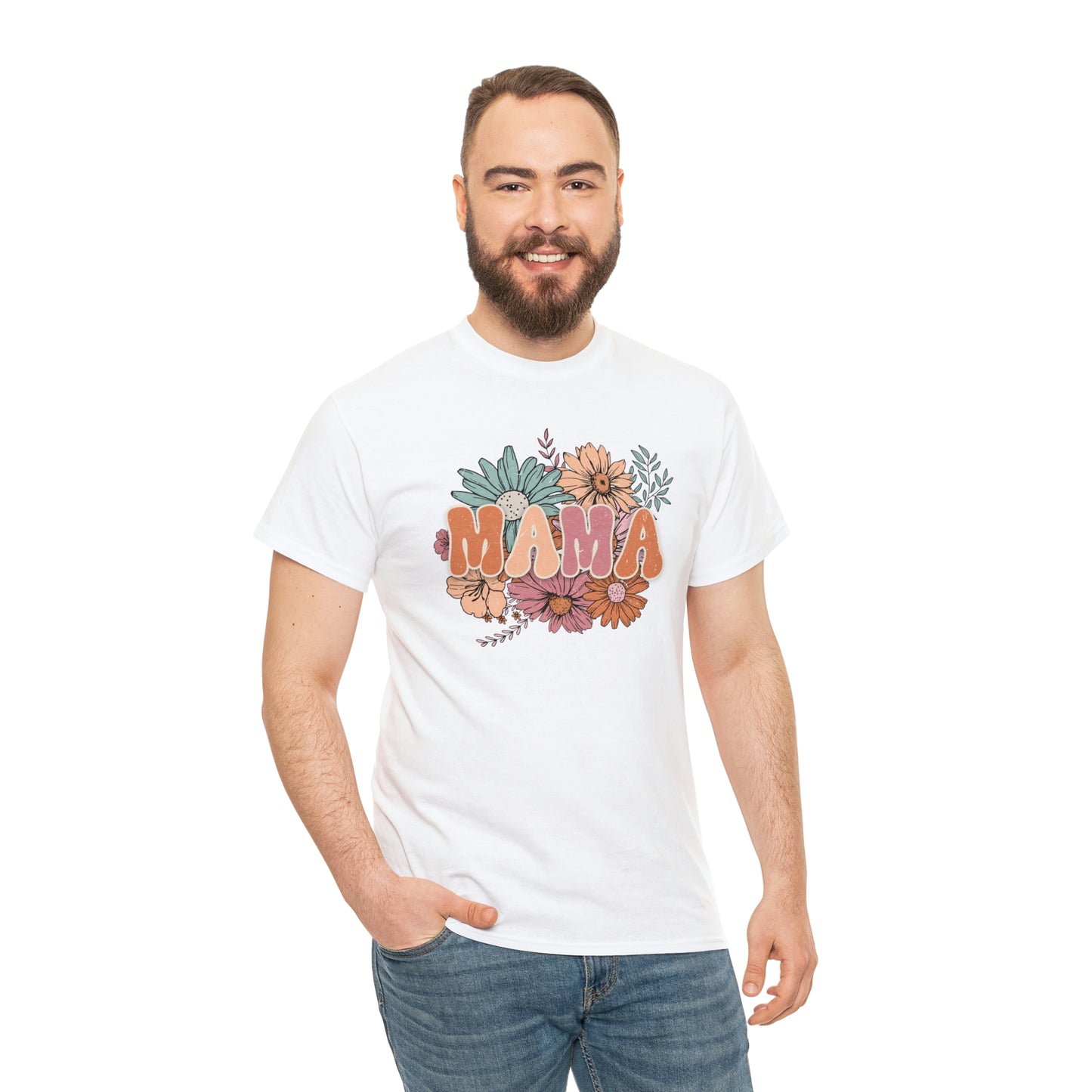 Mama Unisex Heavy Cotton Tee Mothers Day gift