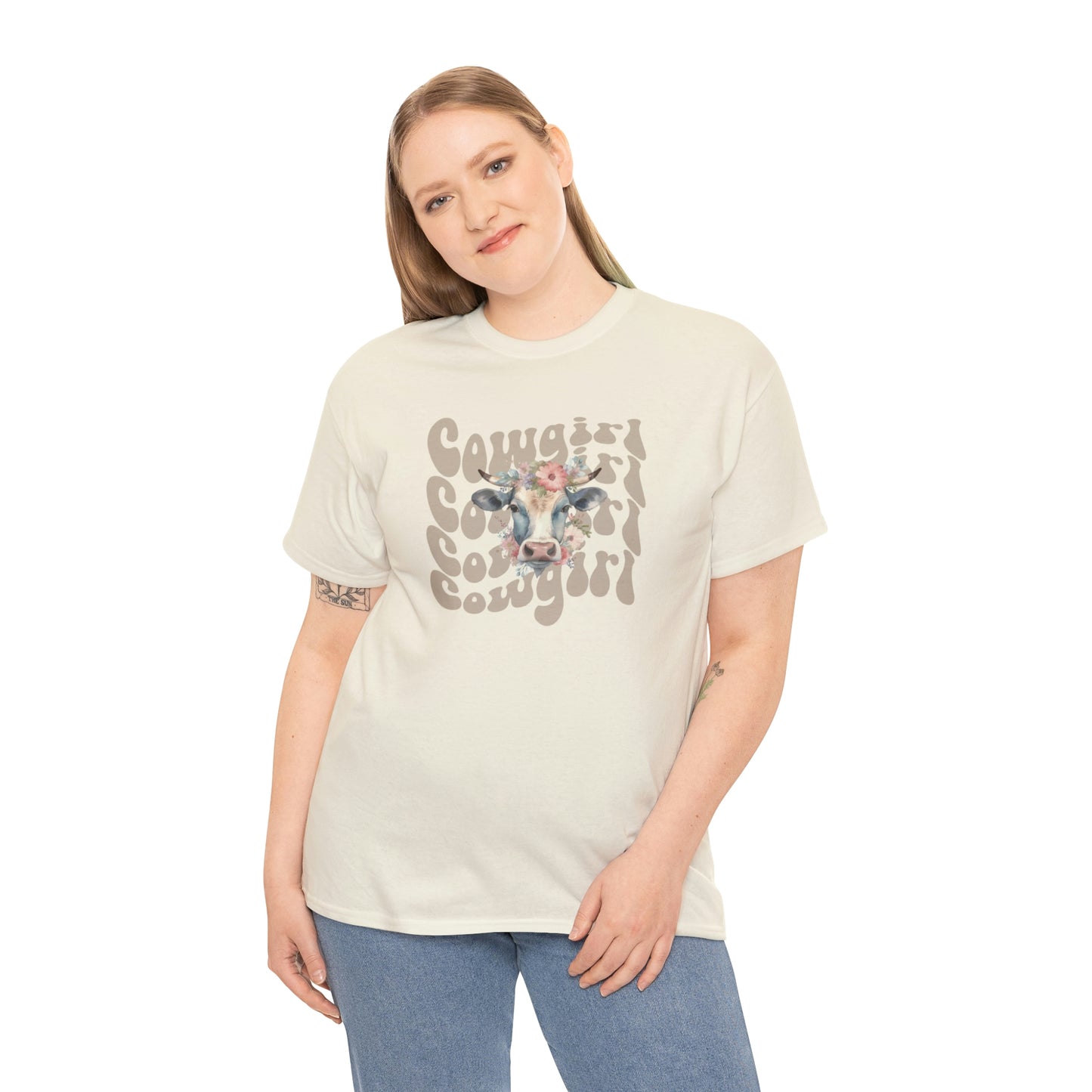Western Cowgirl Unisex Heavy Cotton Tee Cowgirl shirt Western tee rancher tee rodeo shirt Wild West t shirt