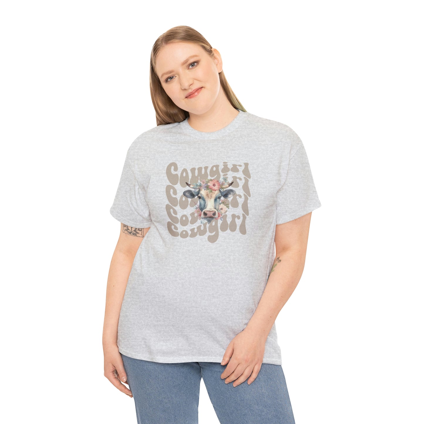Western Cowgirl Unisex Heavy Cotton Tee Cowgirl shirt Western tee rancher tee rodeo shirt Wild West t shirt