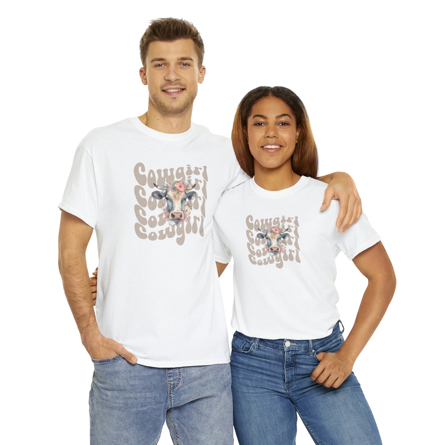 Western Cowgirl Unisex Heavy Cotton Tee Cowgirl shirt Western tee rancher tee rodeo shirt Wild West t shirt
