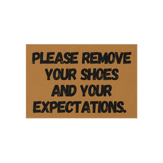 Outdoor Rug Sarcastic Welcome Mat Funny