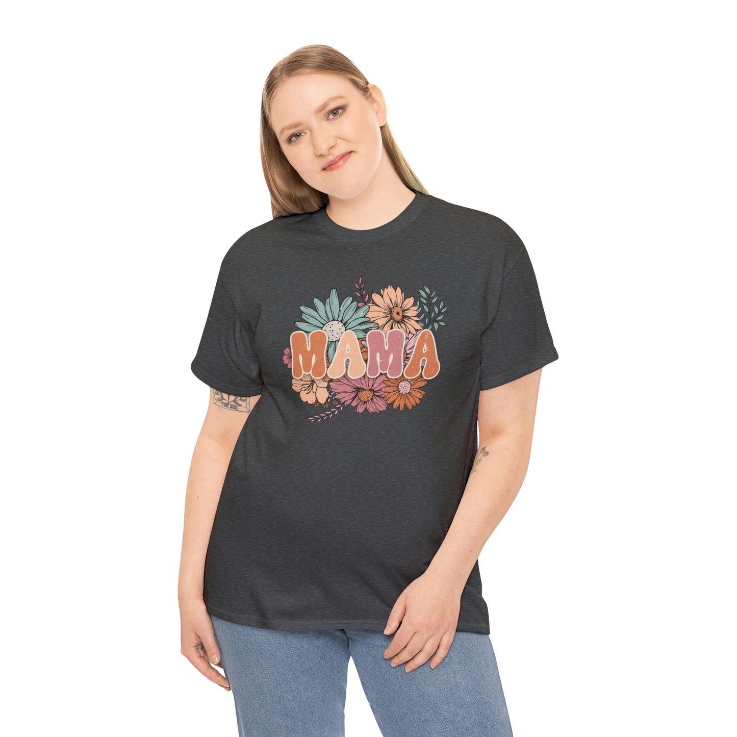 Mama Unisex Heavy Cotton Tee Mothers Day gift