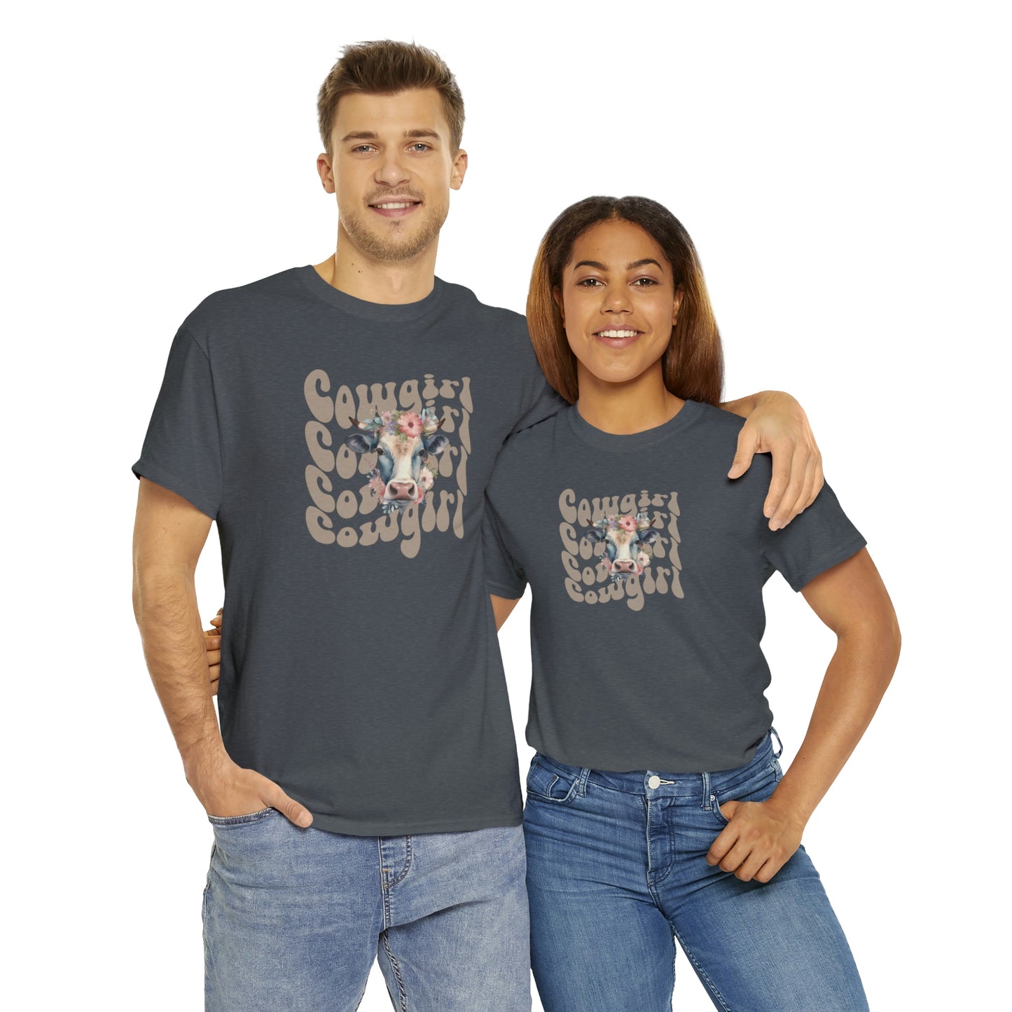 Western Cowgirl Unisex Heavy Cotton Tee Cowgirl shirt Western tee rancher tee rodeo shirt Wild West t shirt