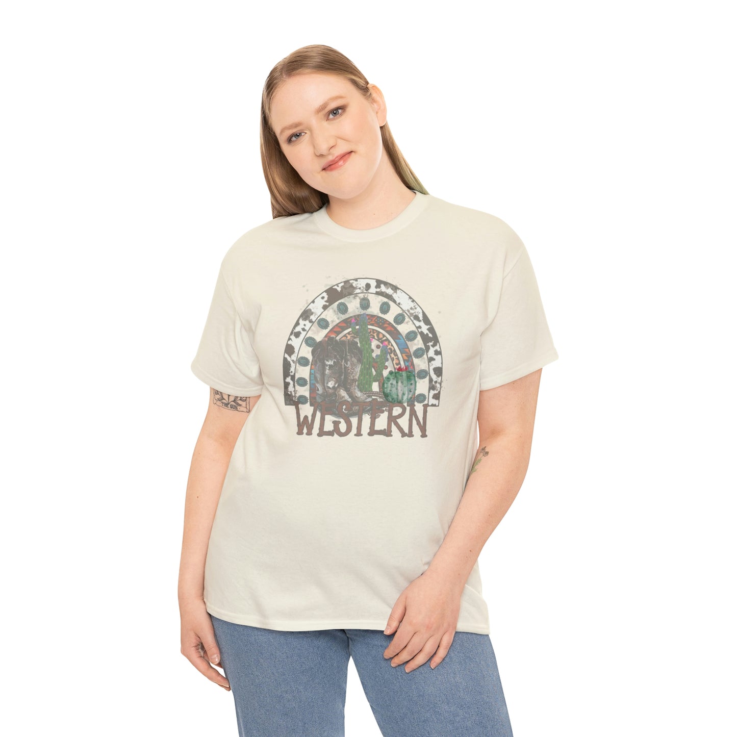 Western Cowgirl Unisex Heavy Cotton Tee Cowgirl shirt Western tee rancher tee rodeo shirt Wild West t shirt