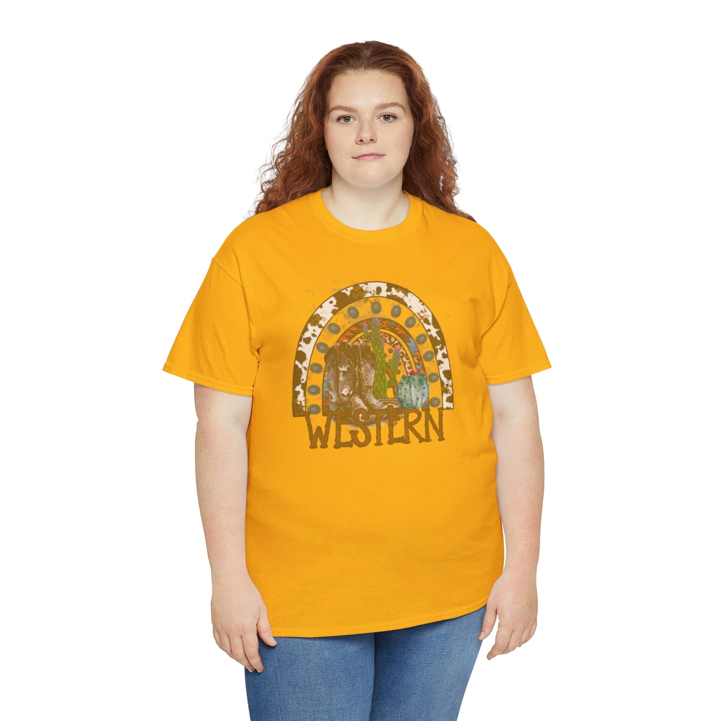 Western Cowgirl Unisex Heavy Cotton Tee Cowgirl shirt Western tee rancher tee rodeo shirt Wild West t shirt