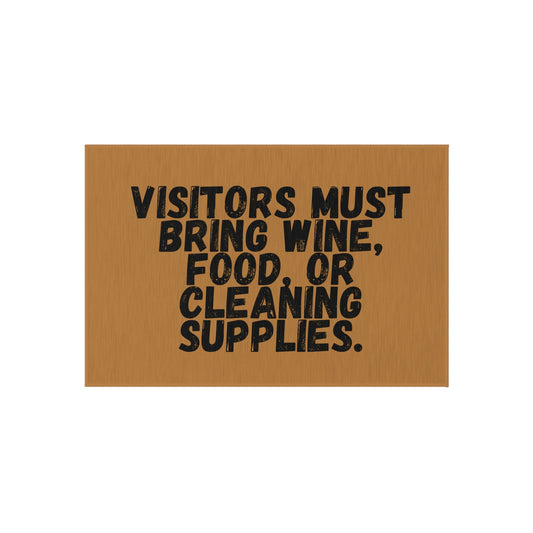 Outdoor Rug Sarcastic Welcome Mat Funny