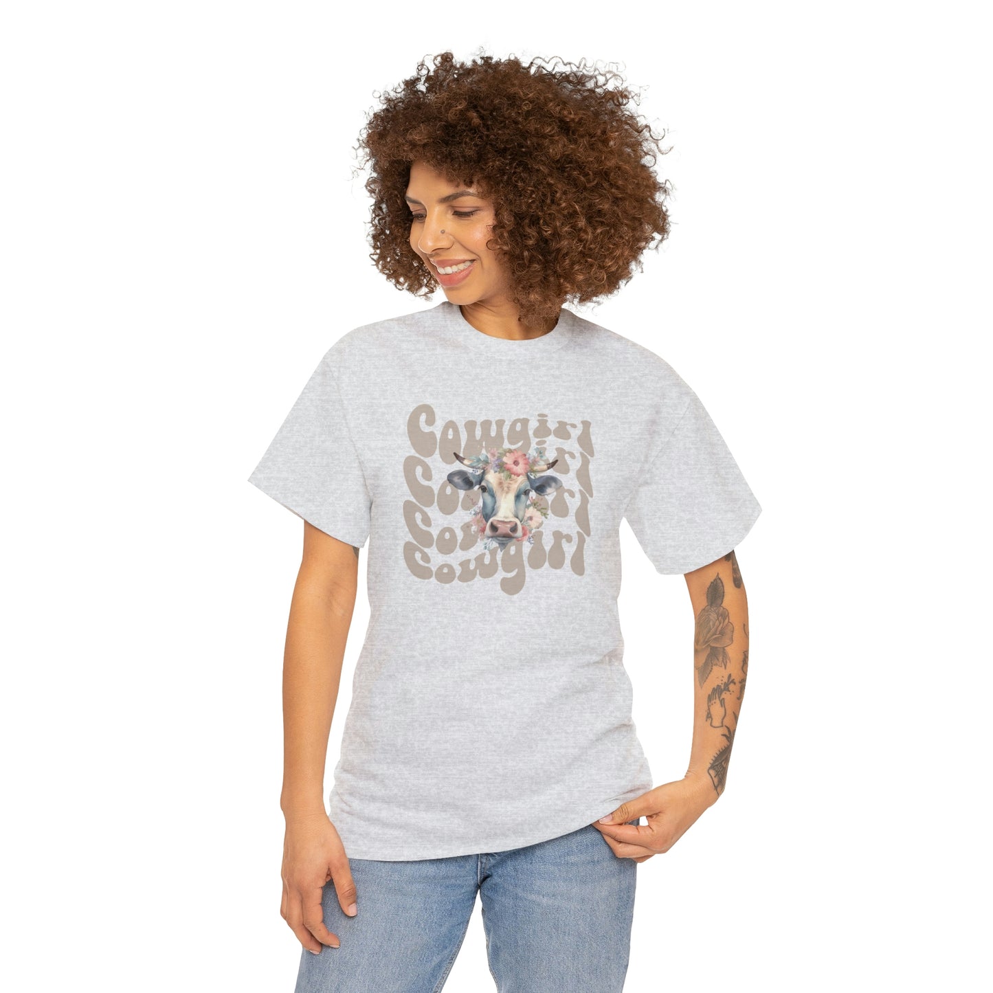 Western Cowgirl Unisex Heavy Cotton Tee Cowgirl shirt Western tee rancher tee rodeo shirt Wild West t shirt