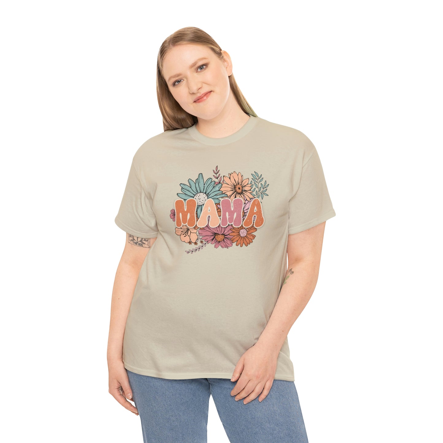 Mama Unisex Heavy Cotton Tee Mothers Day gift