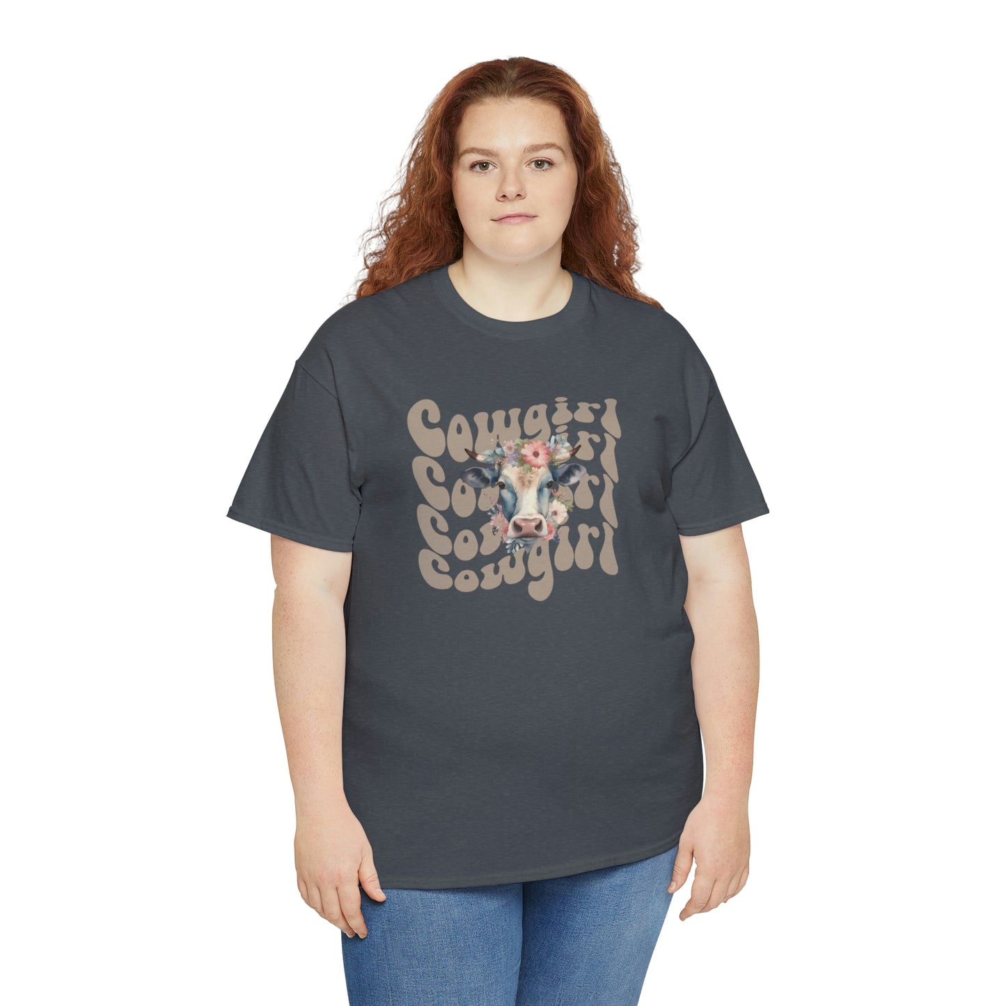 Western Cowgirl Unisex Heavy Cotton Tee Cowgirl shirt Western tee rancher tee rodeo shirt Wild West t shirt