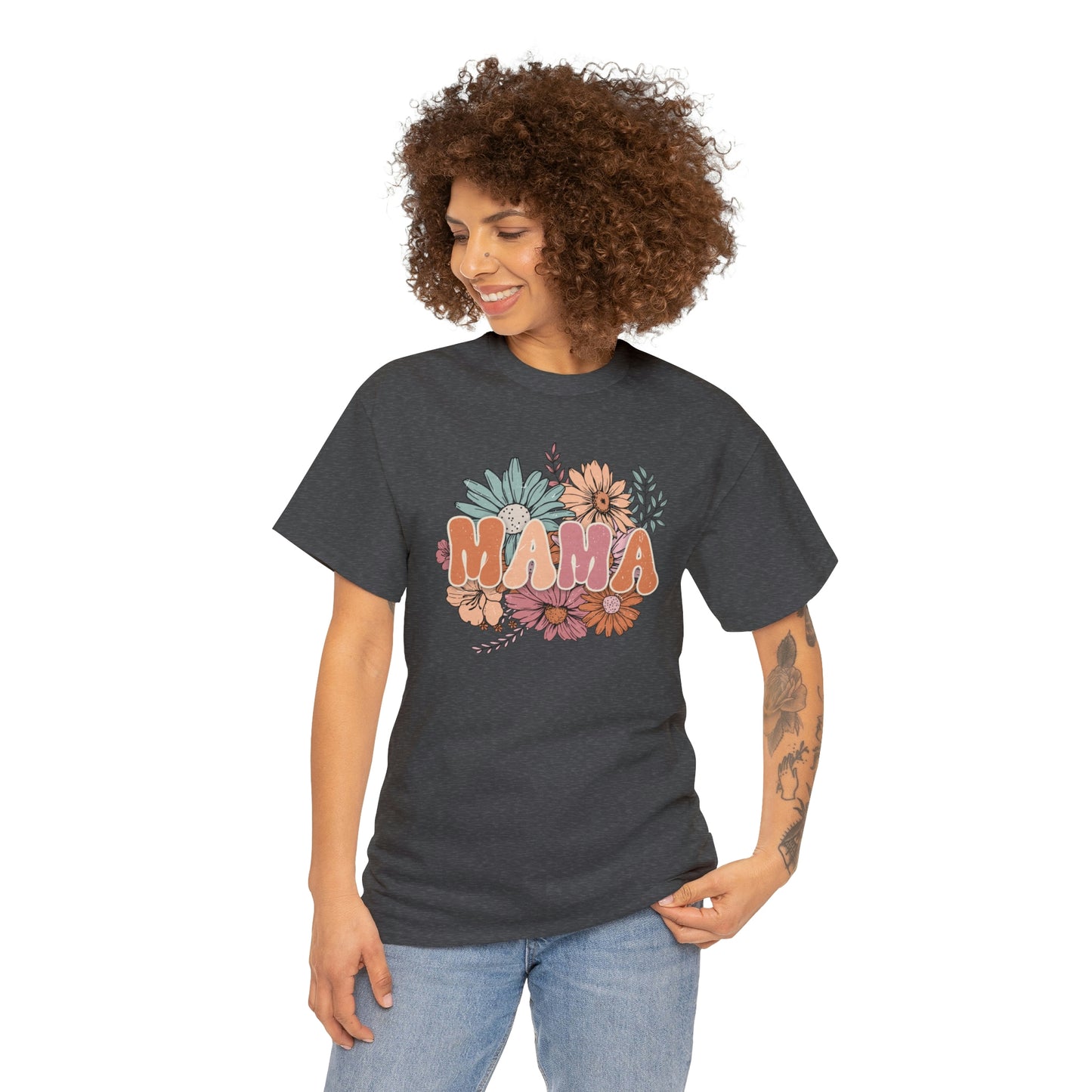 Mama Unisex Heavy Cotton Tee Mothers Day gift