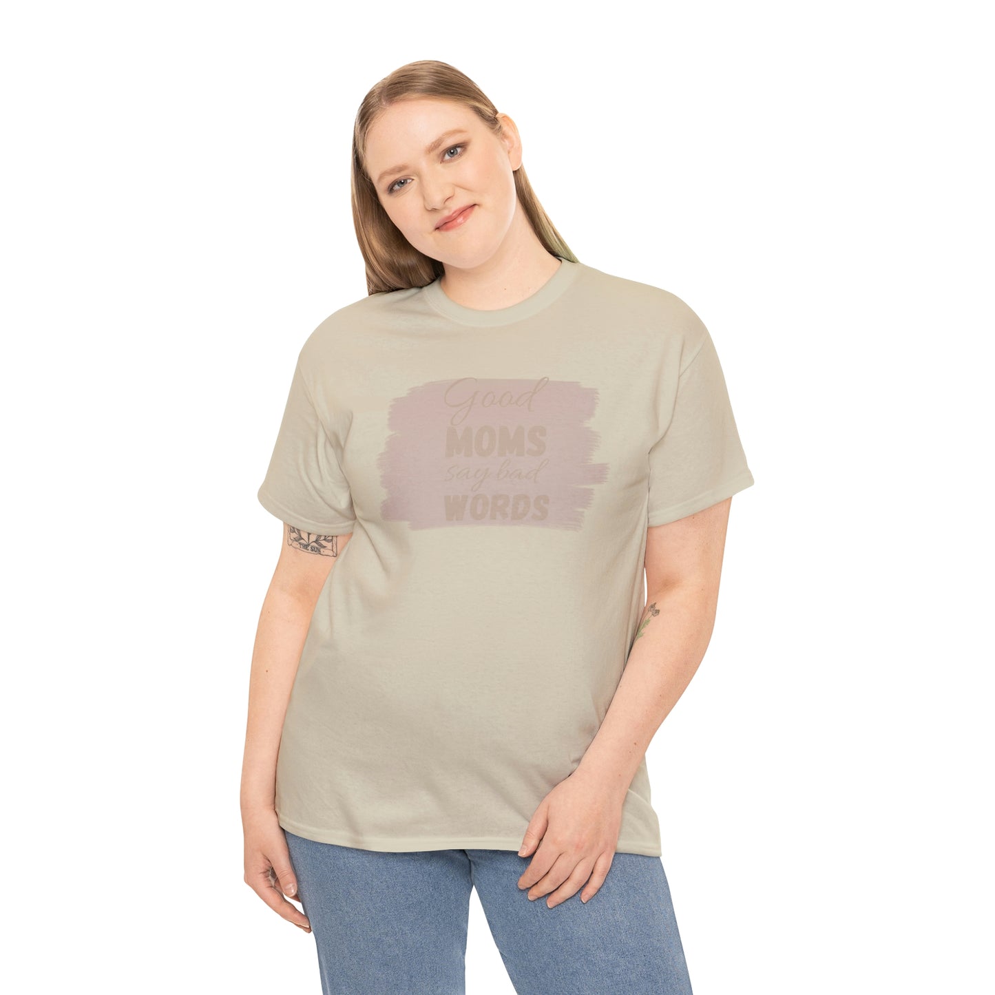 Funny mom t shirt Unisex Heavy Cotton graphic tee, good moms say bad words, trendy t-shirt, comfortable shirt, playdate shirt, mom life