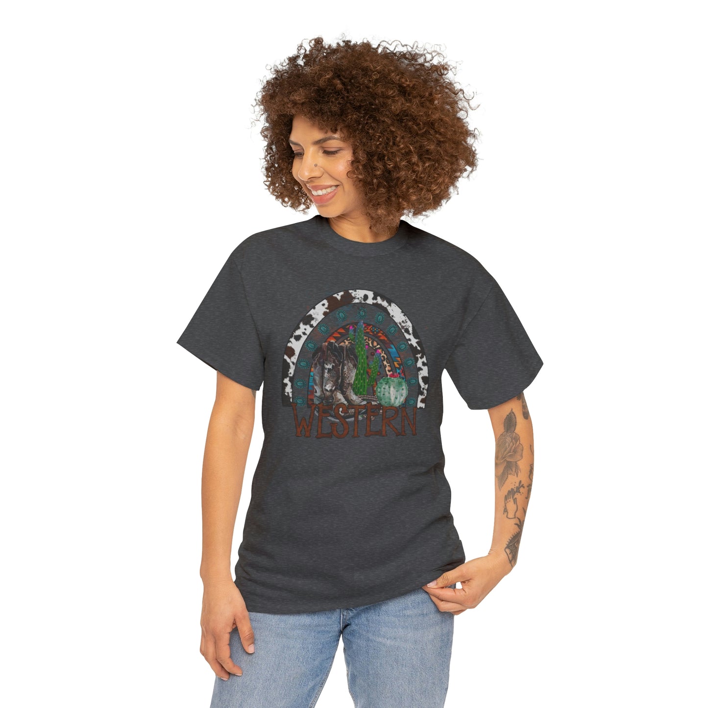 Western Cowgirl Unisex Heavy Cotton Tee Cowgirl shirt Western tee rancher tee rodeo shirt Wild West t shirt