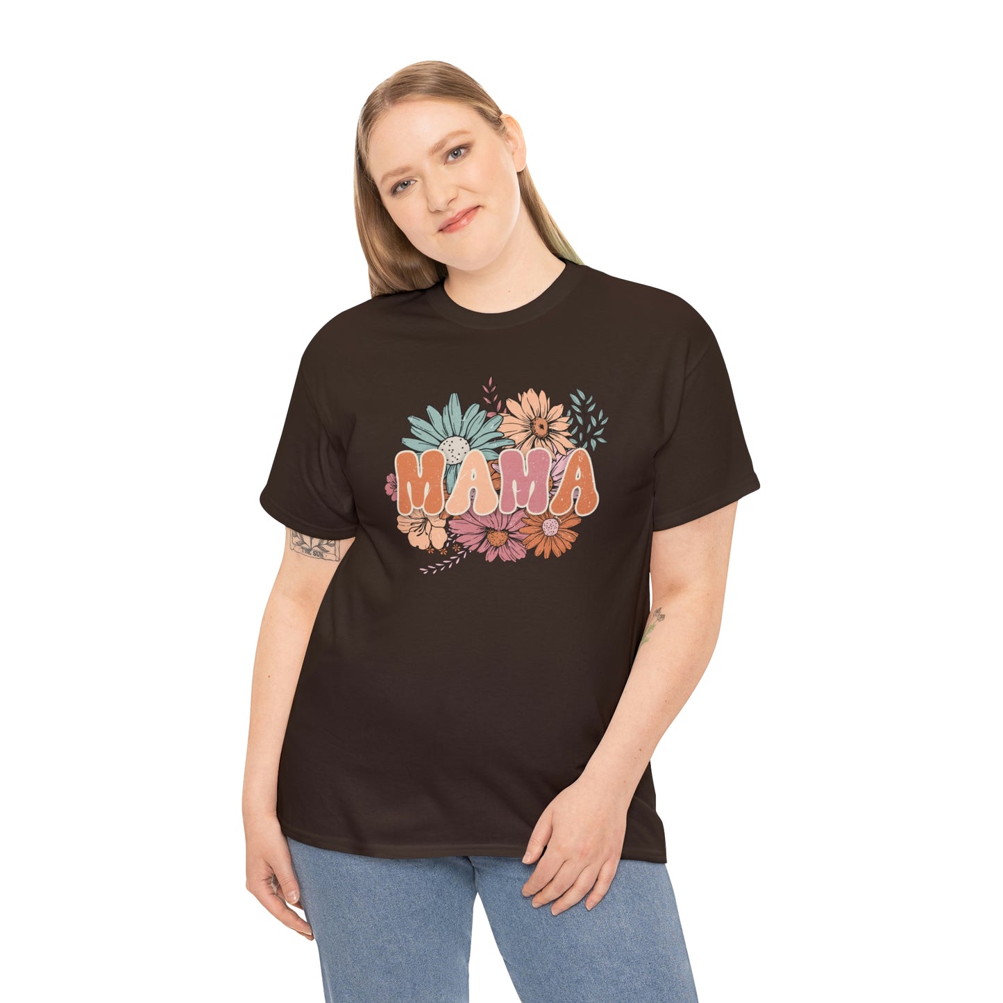 Mama Unisex Heavy Cotton Tee Mothers Day gift