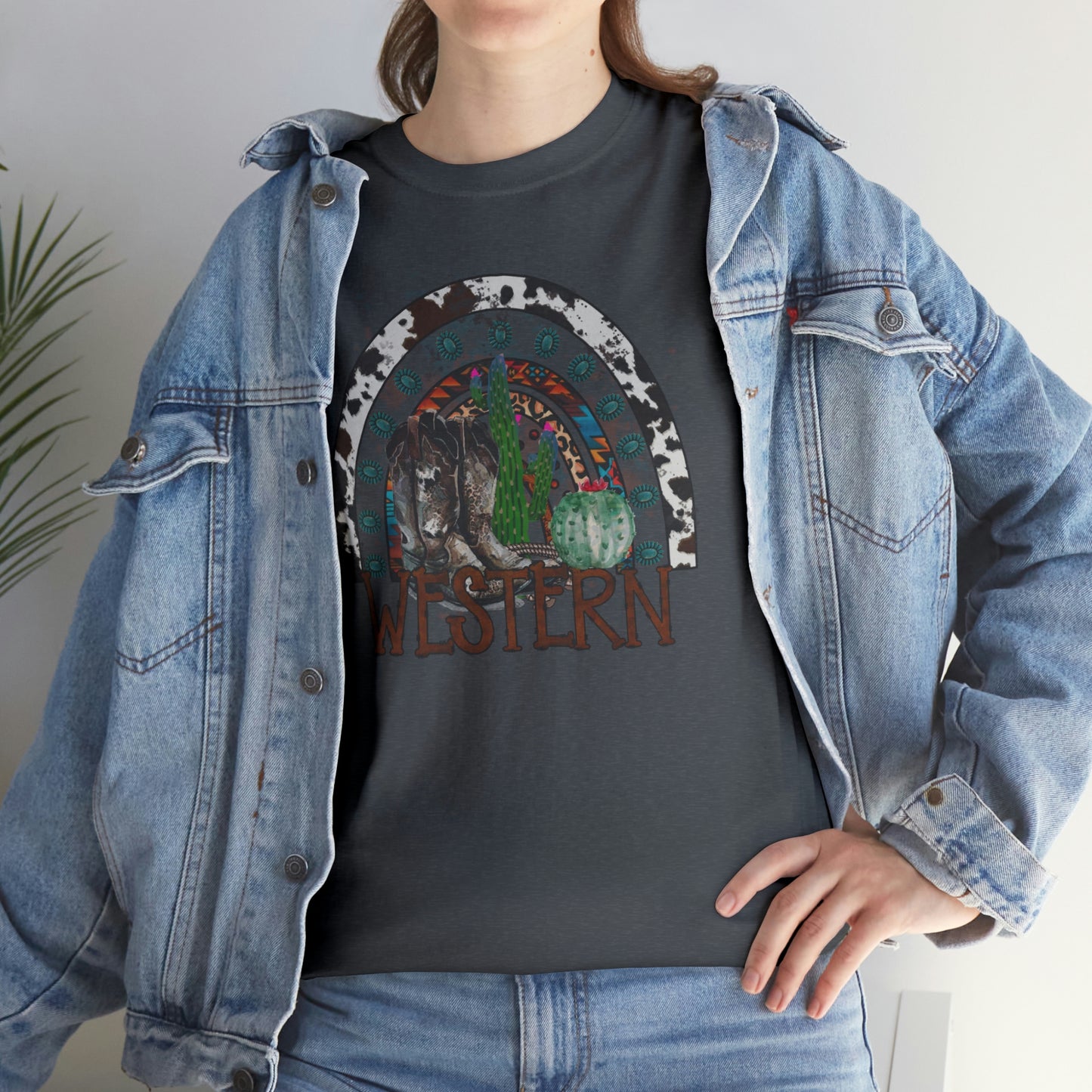 Western Cowgirl Unisex Heavy Cotton Tee Cowgirl shirt Western tee rancher tee rodeo shirt Wild West t shirt