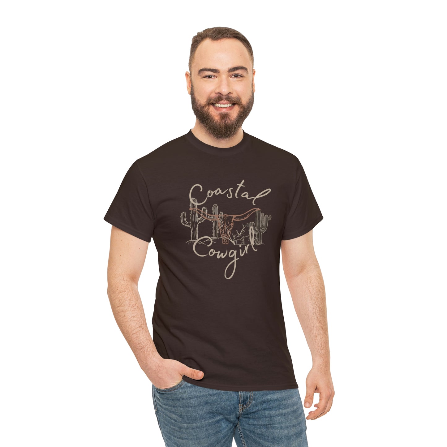 Coastal Cowgirl Unisex Heavy Cotton Tee
