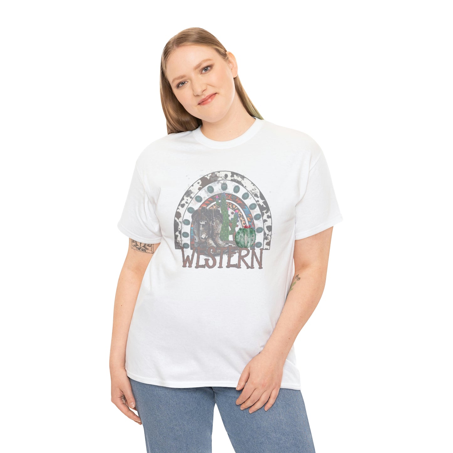 Western Cowgirl Unisex Heavy Cotton Tee Cowgirl shirt Western tee rancher tee rodeo shirt Wild West t shirt