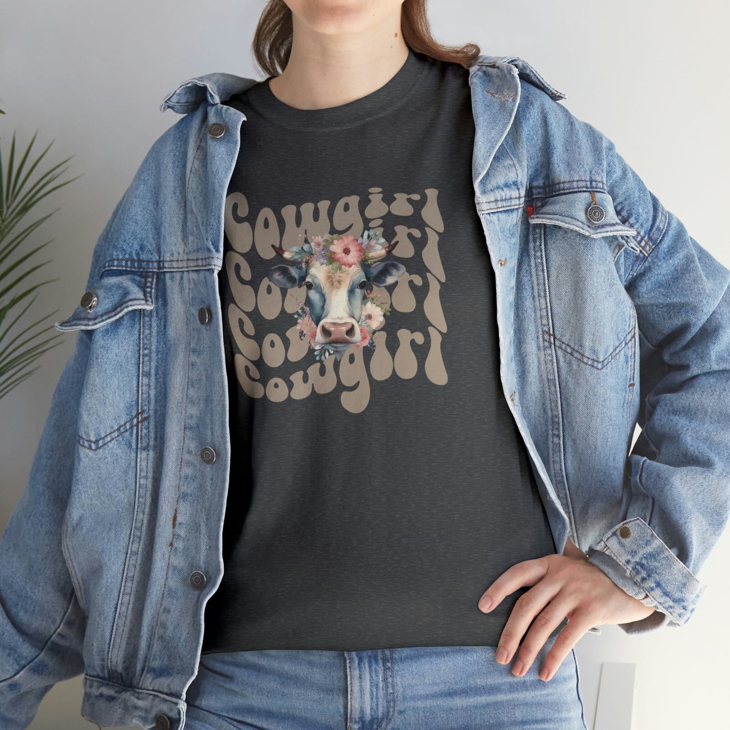 Western Cowgirl Unisex Heavy Cotton Tee Cowgirl shirt Western tee rancher tee rodeo shirt Wild West t shirt