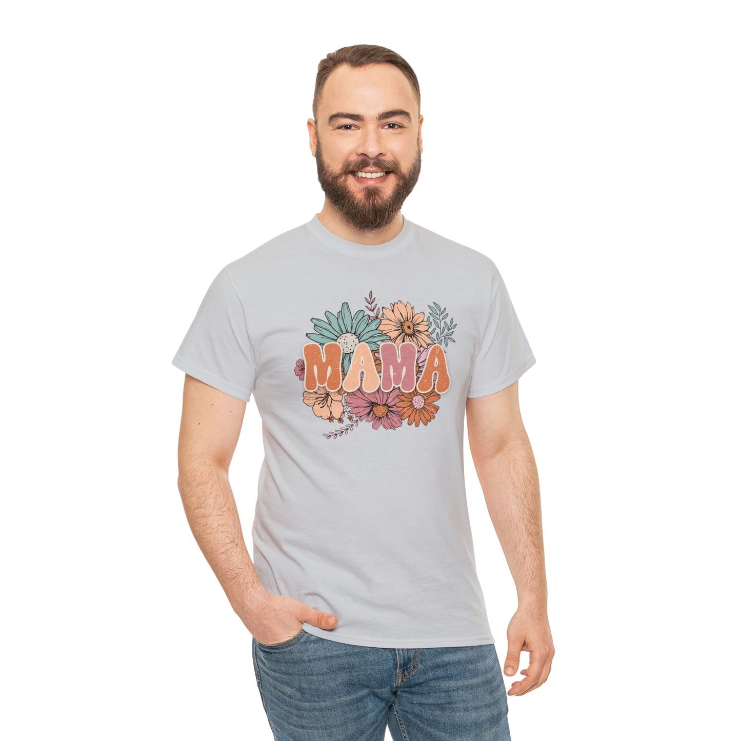 Mama Unisex Heavy Cotton Tee Mothers Day gift