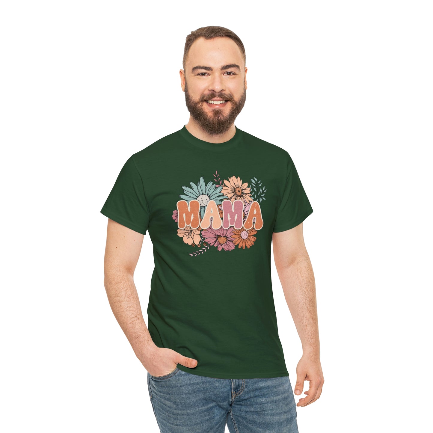 Mama Unisex Heavy Cotton Tee Mothers Day gift